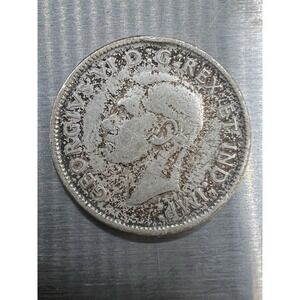 1944 Canada Silver 25 Cents Coin